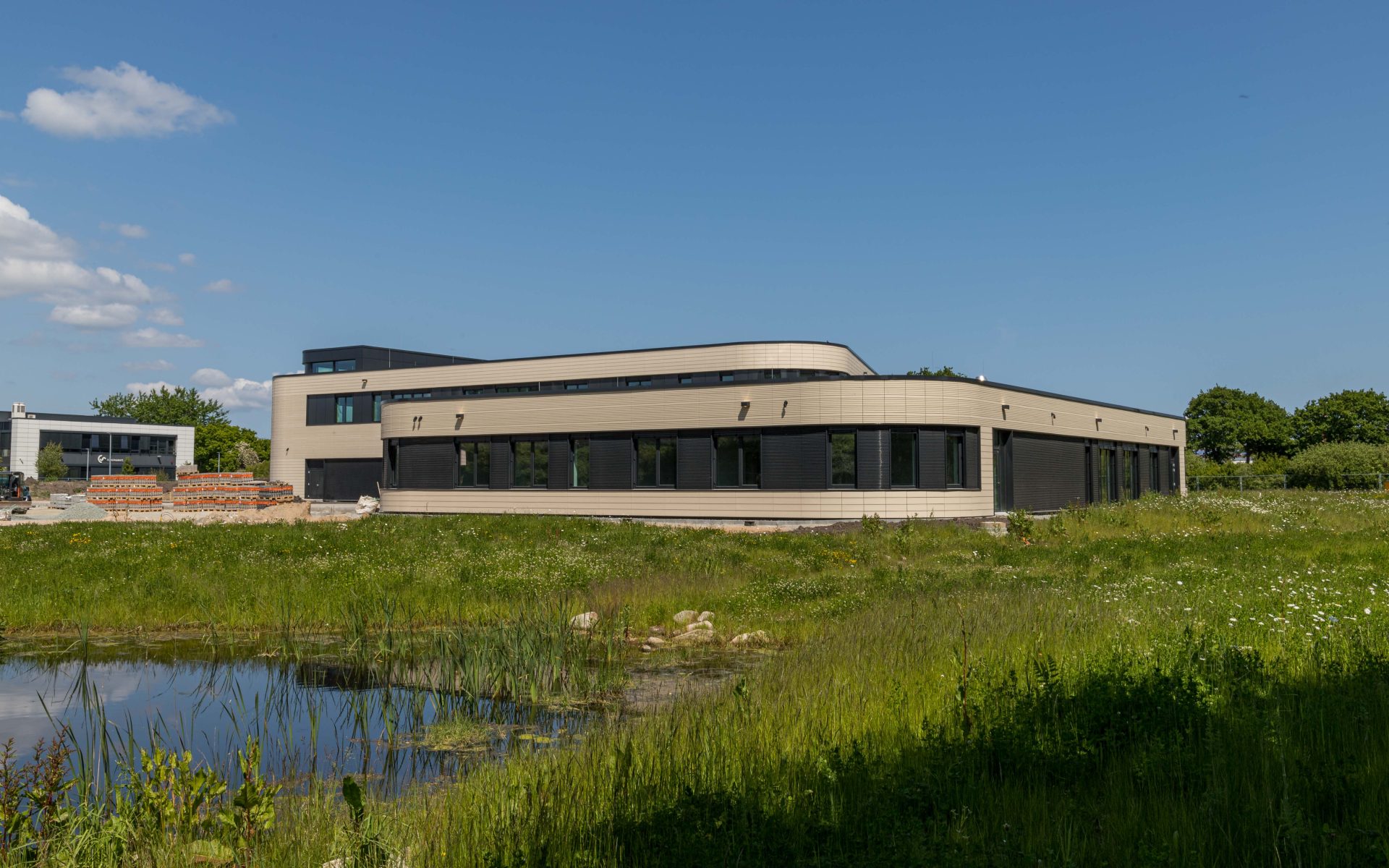 Neubau noch unfertig