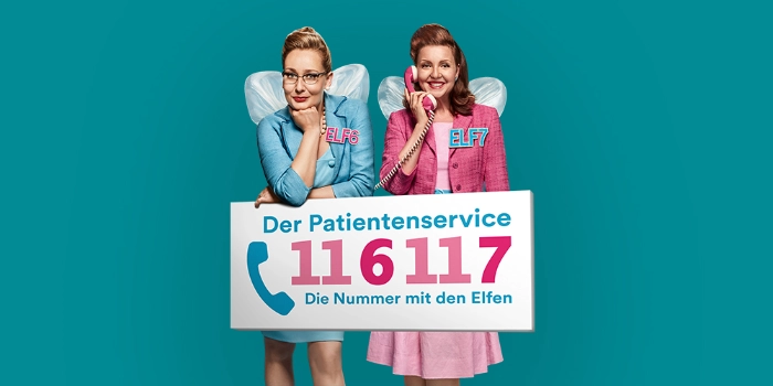 Poster mit den zwei Elfen der 116117