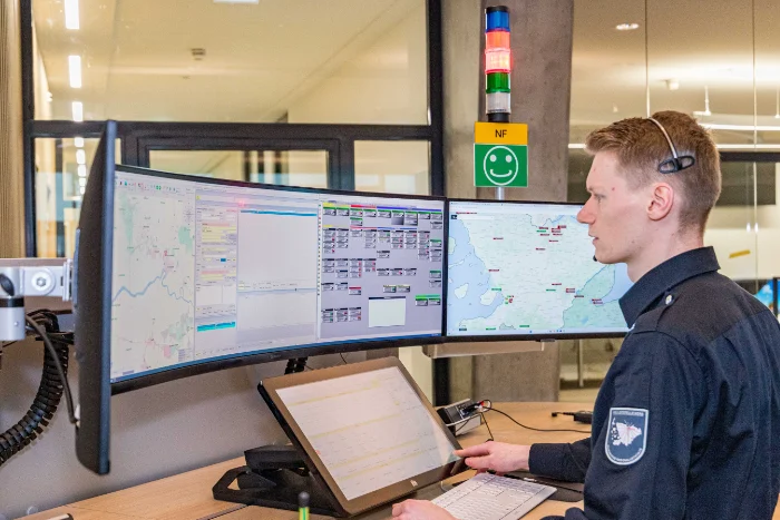 Mitarbeiter am Arbeitsplatz